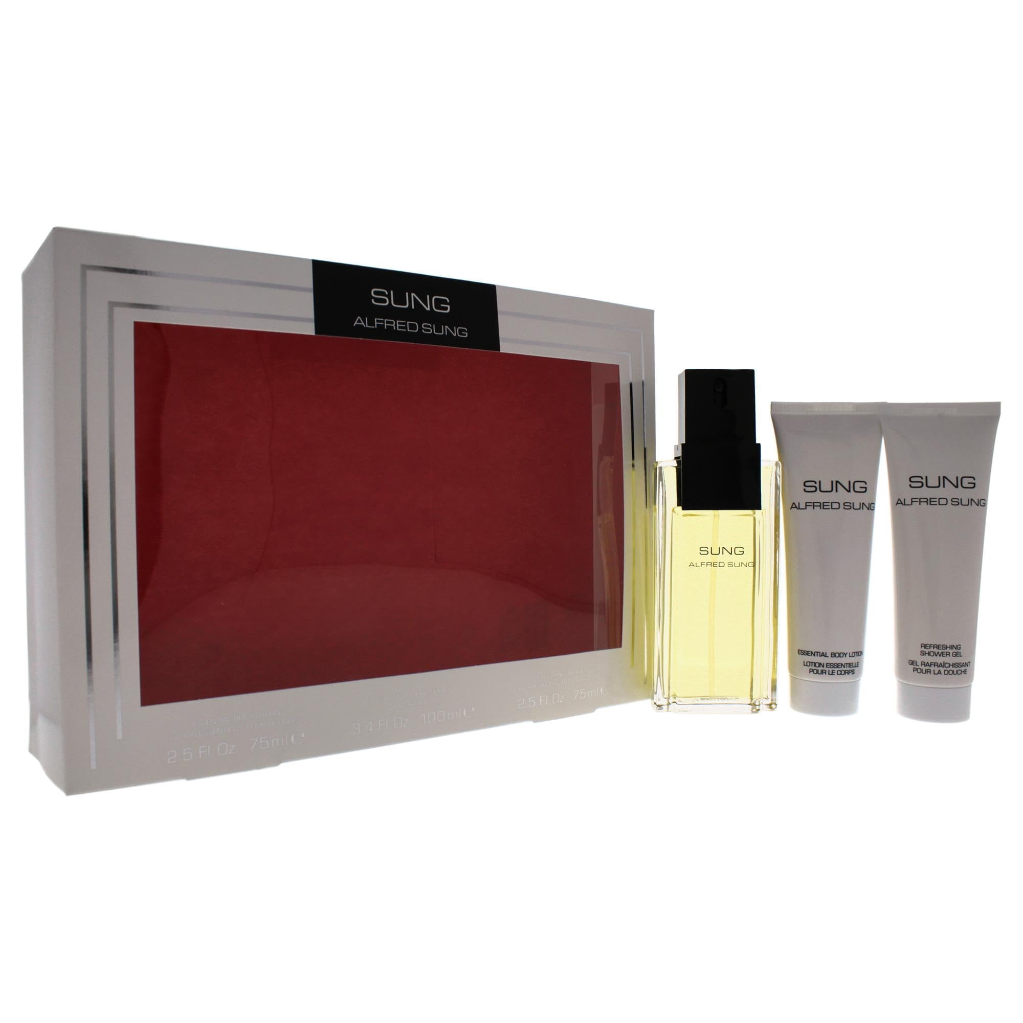 Set De Regalo Perfume Alfred Sung Sung Para Mujer, 100 Ml, 3 Piezas