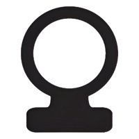 Burlete Dc 132 Negro 100Mts Dvp