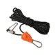 thumbnail image 4 of Cuerda Suspensión Ratchet Tightener Grow Light Hangers Para Canopy Outdoor Climbing 4m Black, 4 of 5
