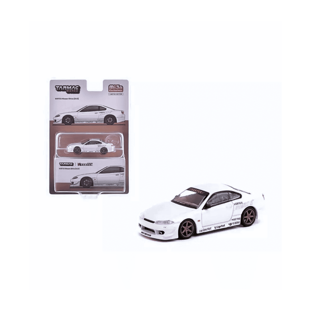 Nissan Silvia S15 Vertex Blanco Tarmac 1:64