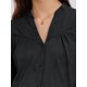thumbnail image 5 of INSPIRE CHIC Camisas de Maternidad para Mujeres con Botones, Manga Larga, Jacquard de Algodón, Blusa Semi Transparente para Trabajo y Oficina, M Negro, 5 of 6