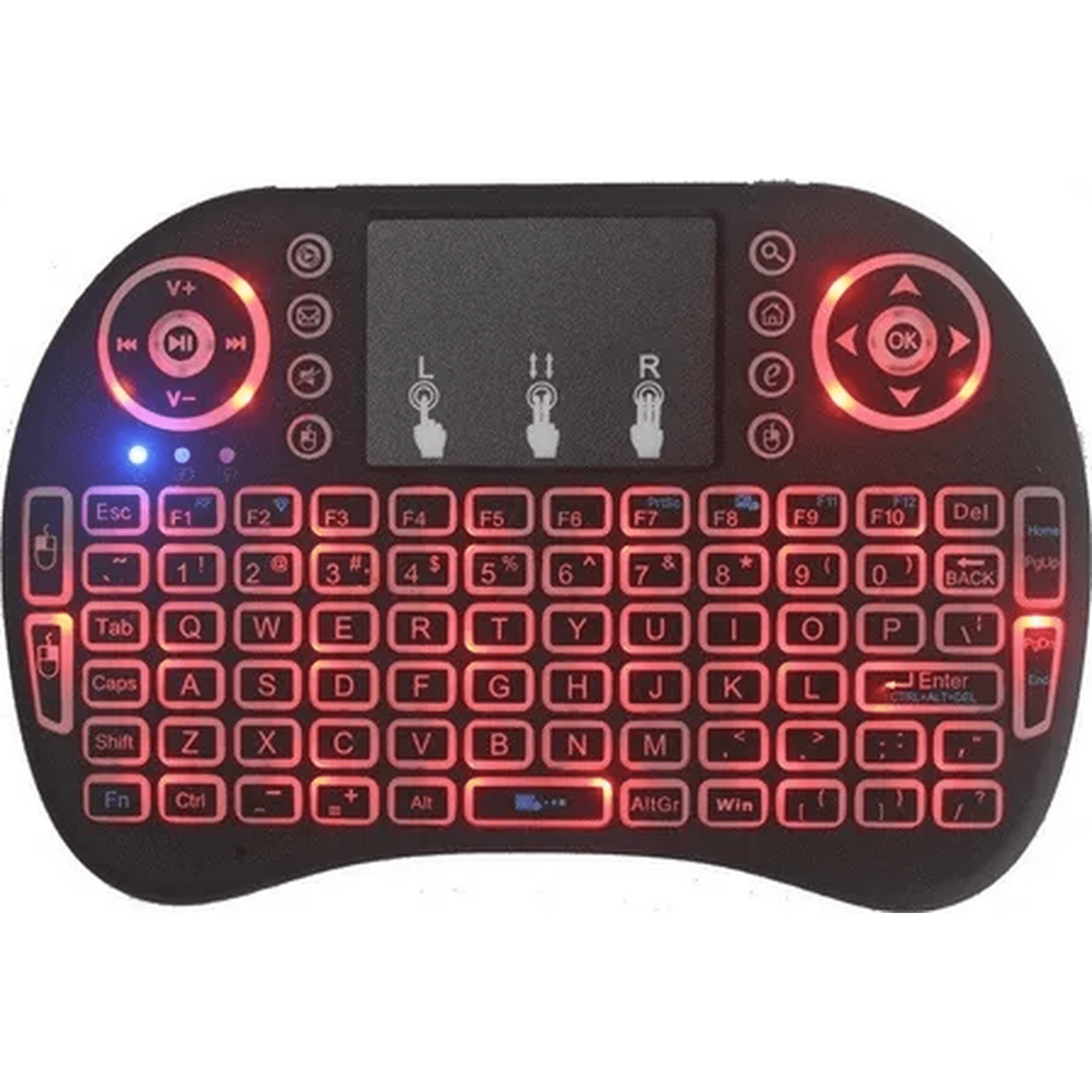 Genérico - Mini Teclado Inalámbrico Smart Tv Box Pc Control Tv