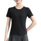 thumbnail image 2 of 3x Polera Mujer Básica Camiseta Corta Manga Premium Elástica Surtidos L Liso, 2 of 3
