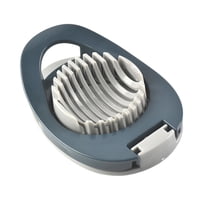 Magideal - Cortador De Huevos En Rodajas, Herramienta Para Cortar Huevos, Portátil Para El Hogar Con Alambre De Acero Inoxidable, Cortador De Fresas Para Plátano Gris Azul