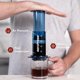 thumbnail image 2 of Coffee Press AeroPress Clear Blue, método de preparación 3 en 1, 2 of 8