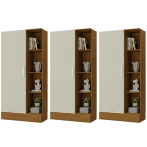 Movelaria - Combo 3 Clóset Zapatero 174X75X35Cm Off White R15X3