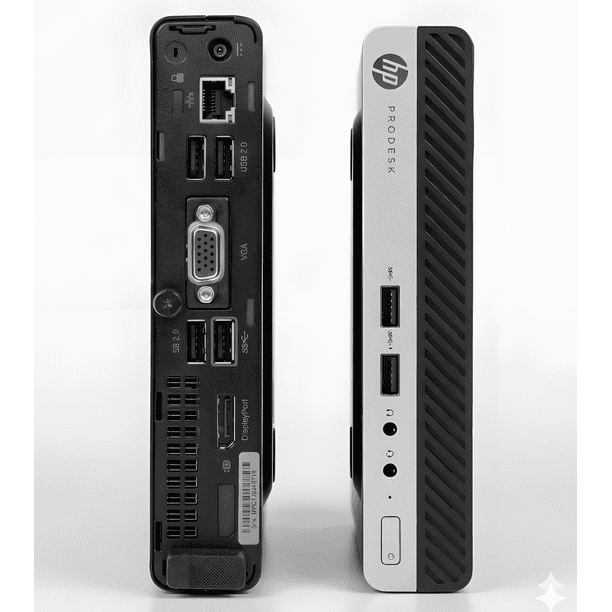 Mini PC HP ProDesk Core i5 8ªGen. 16GB RAM - SSD 240GB