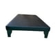thumbnail image 2 of Base de Cama Europea 1.5 Plazas Felpa Negro, 2 of 4