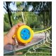 thumbnail image 5 of Correa de almacenamiento para camping, tendedero con pinzas, cuerda para acampar al aire libre con 10 mosquetones y 8 pinzas para colgar equipo de camping y accesorios de tienda., 5 of 7