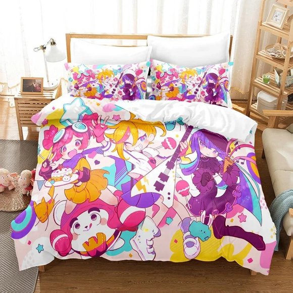 Fashion Music Game Muse Dash Bedding Set Bed Set Adult Kid Bedroom Duvet cover Sets Bed Sheets