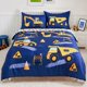 thumbnail image 1 of Juego de ropa de cama Joiedomi Twin de 5 piezas para vehículos de construcción, 1 of 7