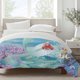 thumbnail image 2 of Ariel Bedding Sets Bed Cartoon Duvet Cover Lightweight 3 Piece Bet Sets for Kids Boys Girls, 2 of 5
