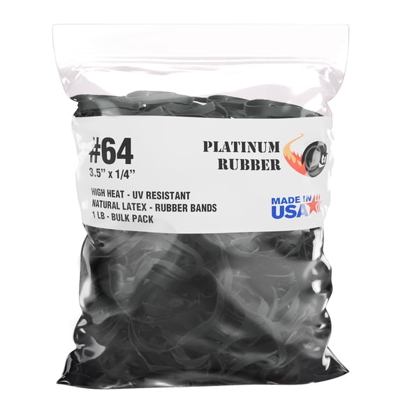 Goma elástica PLATINUM RUBBER 9 cm negra resistente a UV