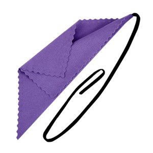 Magideal - Paño De Limpieza Para Clarinete De 9,8 X 9,8 Pulgadas, Suave Y Sin Pelusa, Accesorio Versátil Para El Interior Del Tubo Del Saxofón, Portátil Y Púrpura