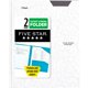 thumbnail image 1 of Carpeta Five Star Stay-Put de plástico, 2 bolsillos, color blanco, 1 of 7