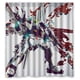 thumbnail image 1 of Cortina de ducha de Mobile Suit Gundam, juego de cortina de baño con ganchos, tamaño 66 x 72 pulgadas, 1 of 3