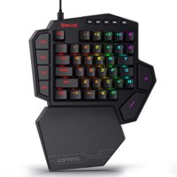 Teclado Para Juegos Con Una Sola Mano Redragon K585 Diti Rgb Con Cable