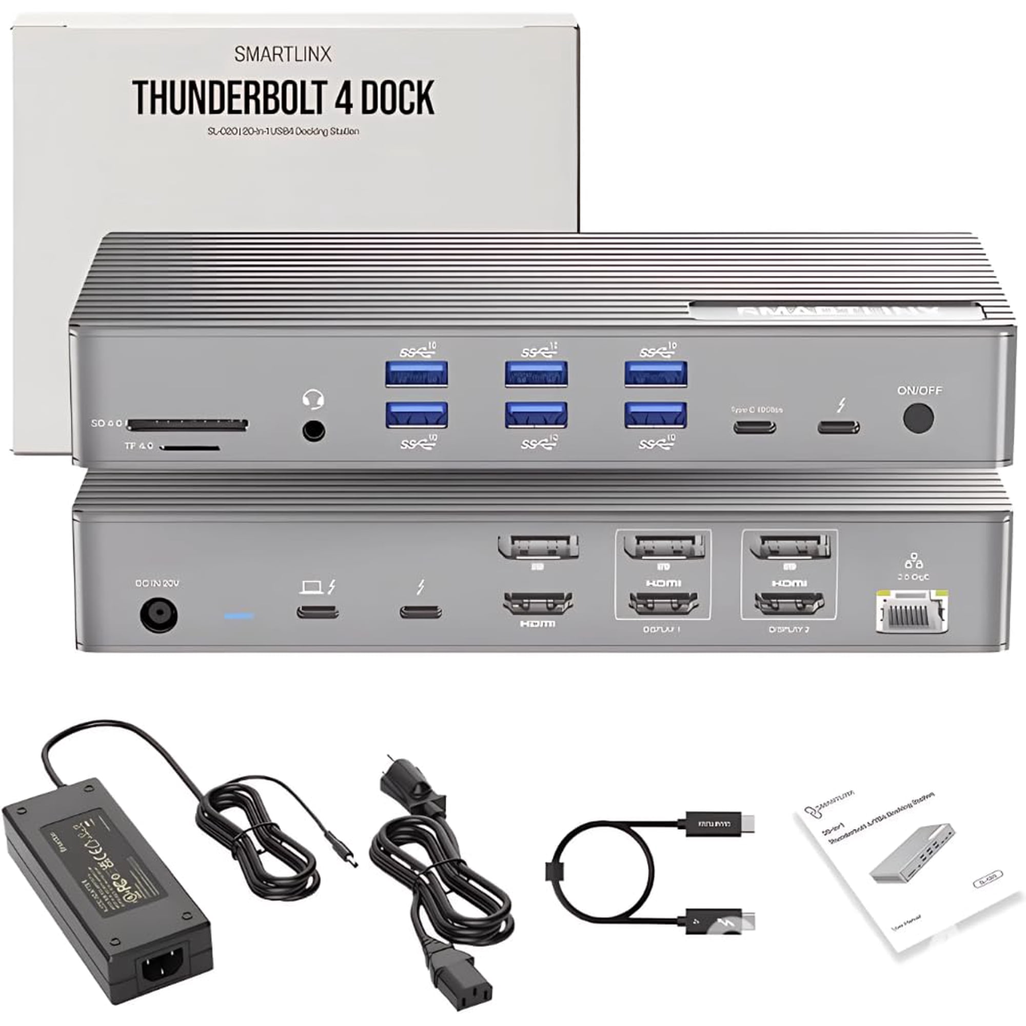 Dock Thunderbolt 4 Smartlinx 21 En 1 Usb-c 150w 8k/4k