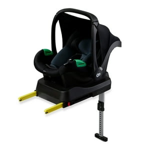 Kinderkraft - Silla De Auto Nido Mink Pro Negro + Base Isofix
