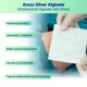 thumbnail image 2 of Adornos para heridas Areza Medical, alginato plateado, 10,8 cm, 5 unidades, 2 of 9