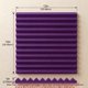thumbnail image 3 of Paneles acústicos HPKL9999 30x30x2,5 cm pack de 96 unidades negro/morado, 3 of 7