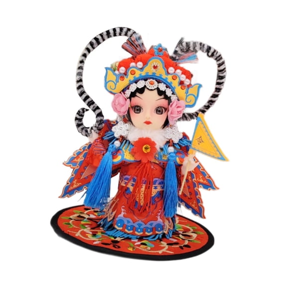 Estatua China De Escultura De Muñeca MU Guiying De La Ópera De Pekín De 13cm Para Decoración De Dormitorio Estilo C