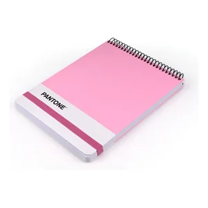 Croquera Pantone Medio Oficio Cierre Con Elástico 100 Hojas Rosa