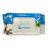 Genérico - Toallas Húmedas Para Mascotas Perro Gato Happy Pets 50U