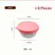 thumbnail image 1 of suxuMhao Vasos para Condimentos con Tapas, 6 Piezas Plateado y Rosa Oscuro 1.69 oz/50ML Vasos Pequeños para Salsa, Vasos Reutilizables para Salsas y Aderezos de Ensalada, Recipientes para, 1 of 3
