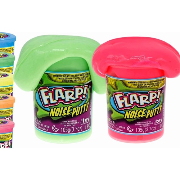 Slime JA-RU Flarp Juguete de Masilla Sonora – Pack de 2 (105 g)
