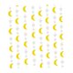 thumbnail image 4 of Guirnalda Bunting Banner Eid Mubarak Boda Brillante Decoración 4m Oro Plata, 4 of 5