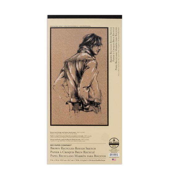 Bloc de Bocetos Bee Paper Company 23x46 cm 50 Hojas