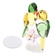 thumbnail image 2 of Estatua De Loro De Cristal Estatuilla De Pájaro Modelo Animal Para Sala De Estar Decoración Del Hogar Verde, 2 of 3