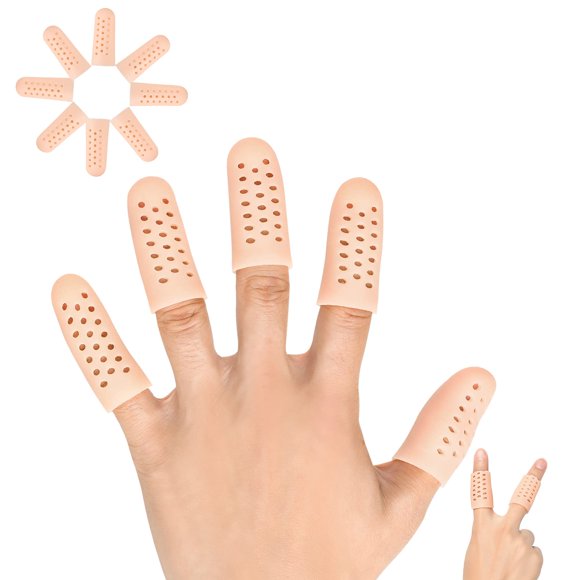 Protectores de dedos de gel transpirables Pnrskter 14 piezas