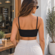thumbnail image 2 of Peto Básico Con Push Up Crop Top Elasticado negro Talla Única, 2 of 3