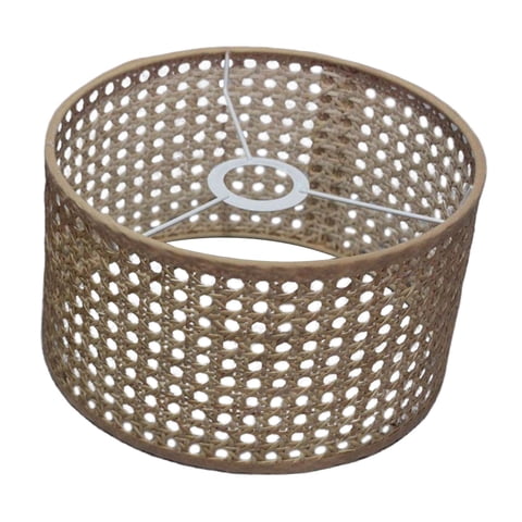 Magideal - Cubierta De Lámpara Colgante, Cestas Tejidas, Pantalla De Lámpara De Ratán, Accesorio De Iluminación Para Lámpara De Mesa, Lámpara De Pie, Pantalla De 22Cmx14Cm