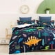 thumbnail image 2 of Divertido y acogedor: Juego de cama para niños con estampado de dinosaurios de dibujos animados - Regalo perfecto, 2 of 3
