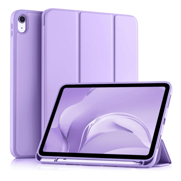 Carcasa Smart Cover Ranura Para iPad 10ma 10.9 Lila