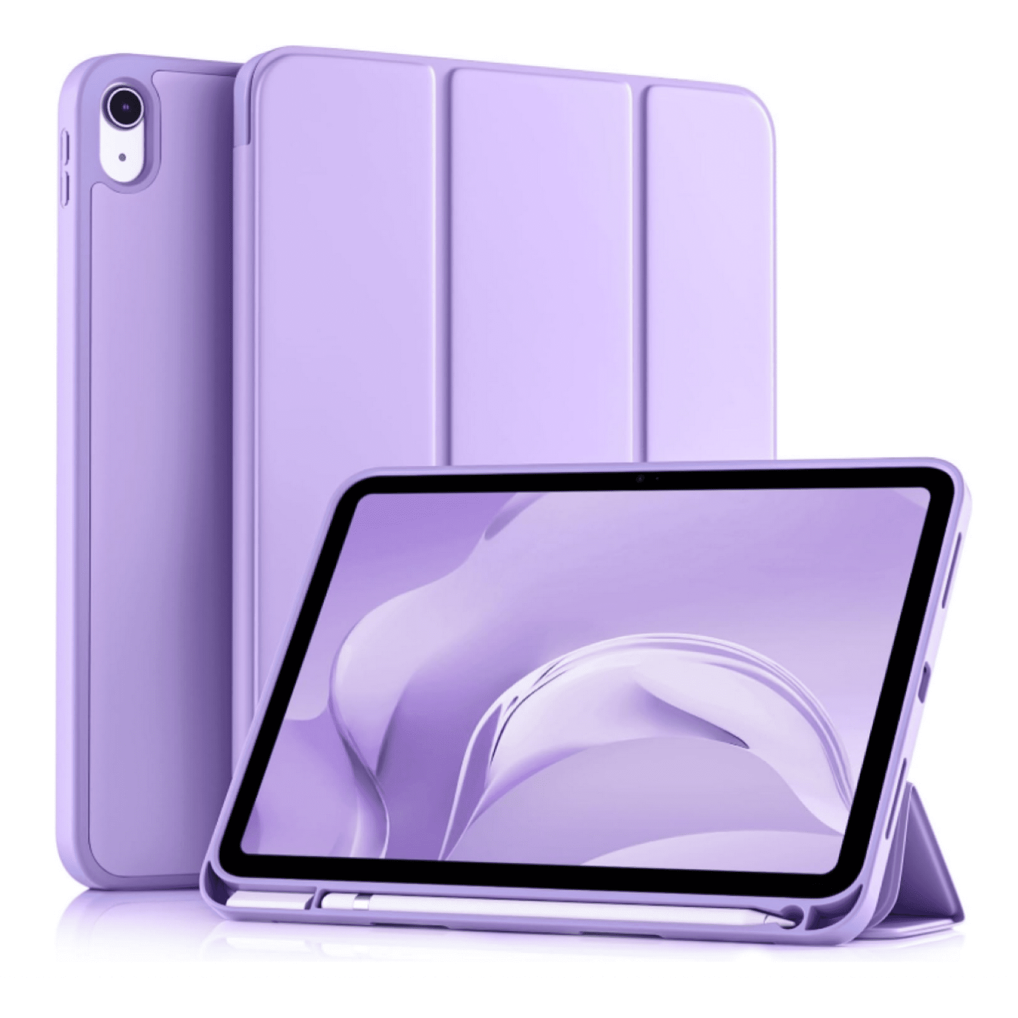 Mar Cases - Carcasa Smart Cover Ranura Para Ipad A16 11th 2025 Lila