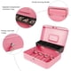 thumbnail image 2 of Caja de efectivo con cierre KYODOLED con bandeja de efectivo de 30 x 24 x 9 cm, color rosa, 2 of 7
