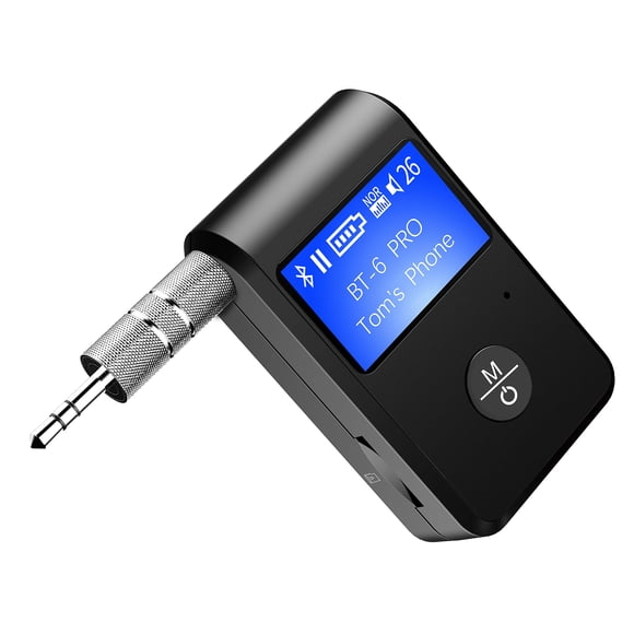 Adaptador Bluetooth para coche ZIIDOO Visible con pantalla 5.0 Bluetooth
