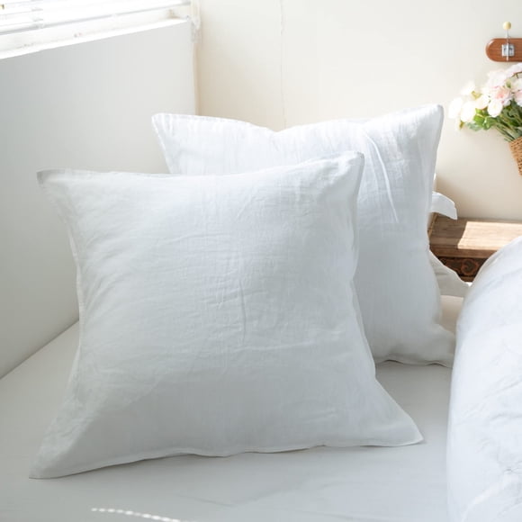 Juego de 2 fundas Euro Simple&Opulence 66 cm blanco