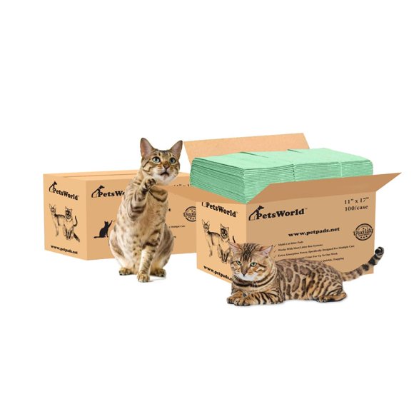 Recargas de Almohadillas para Caja de Arena PETSWORLD 200 unidades con aroma fresco