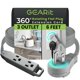 thumbnail image 1 of Cable de extensión GearIt 360, enchufe plano giratorio, 3 salidas, 6 pies, 1 of 9