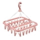 thumbnail image 2 of Secador De Ropa Plegable Secador De Ropa Interior Calcetines A Prueba De Viento 32 Clavijas Rosa, 2 of 3