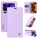thumbnail image 1 of Funda Billetera de Cuero para Xiaomi 17 Pro Max con Tarjetero y Soporte - Tapa Magnética Morado, 1 of 5