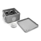 thumbnail image 5 of Pack 6 Caja Estanca Derivación Drl Ip40 85x85x50mm Conos Sec Gris, 5 of 8