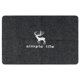 thumbnail image 1 of Alfombra de Puerta REGALWOVEN Antideslizante para Interiores y Exteriores para Puerta Principal Gris Bayo 18" x 28", 1 of 6