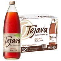 Té Tejava Original Negro Sin Azúcar 12X1L En Botella De Vidrio