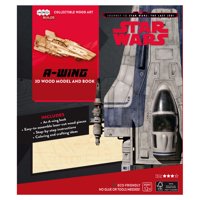 Insight - Star Wars The Last Jedi A - Wing Libro Y Modelo Armable Madera